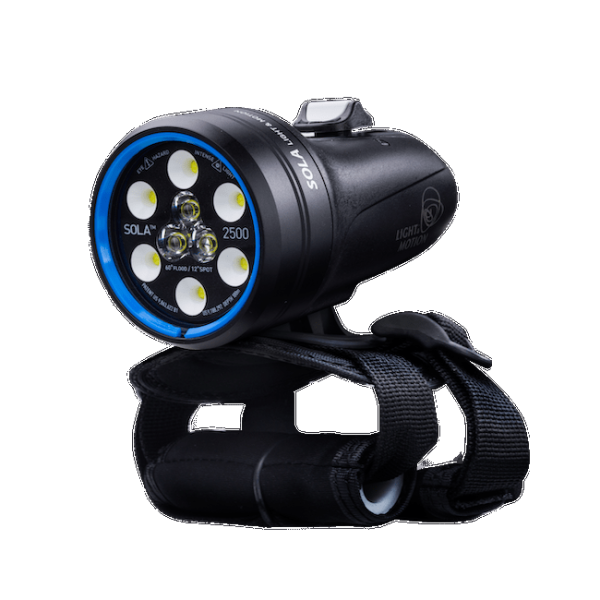 Фонарь SOLA DIVE 2500 S/F аккумуляторный (черный)